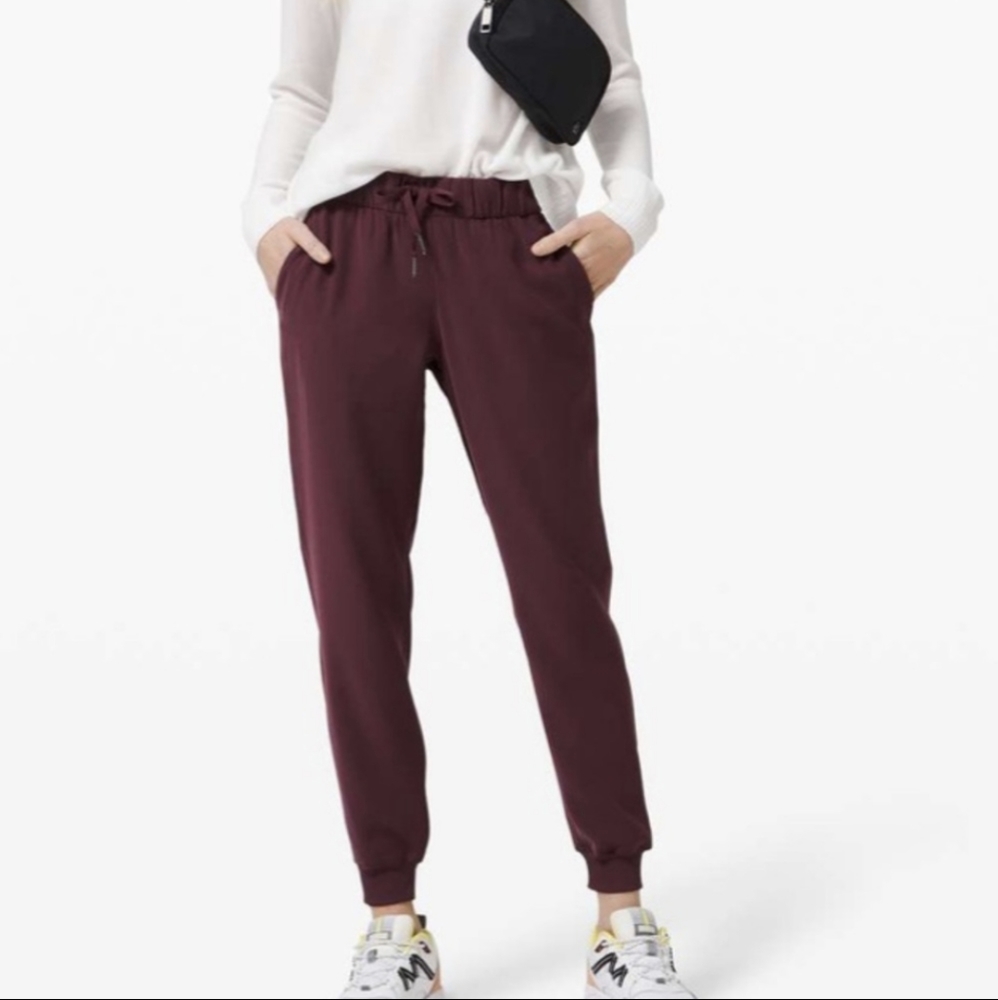 lululemon athletica Women's Maroon Track Joggers